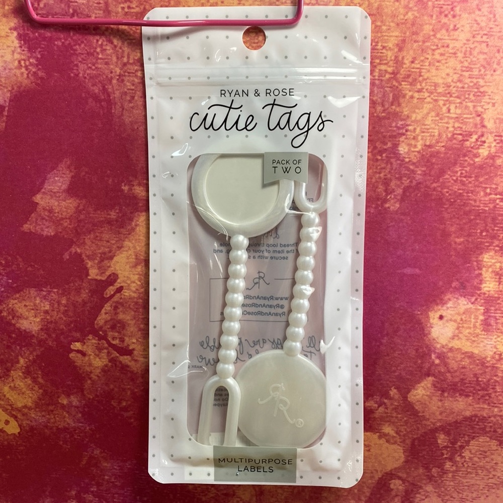NEW Ryan & Rose Cutie Tags Pearl